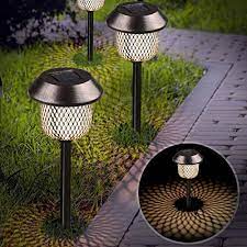 xddias lot de 6lampes solaires etanches pour le jardin en acier inoxydable decoration a led pour exterie lampe solaire jardin lampes solaires decoration jardin