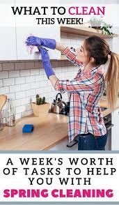 What To Clean This Week Modern Family Cleaning Spring Cleaning Guide