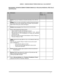 Check spelling or type a new query. Malaysia Food Export Certificate Application Checklist