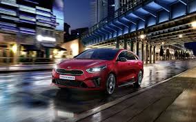 Download Wallpapers Kia Proceed Gt Line 2019 4k Exterior Front View New Red Proceed Korean Cars Kia Kombi Barcelona Sport