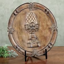 Cover with the layer of gold and incrusted with cubic zirconias. Anaya Decorative Charger Plate With Stand