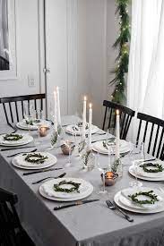 Modern Christmas Table Homey Oh My Holiday Table Decorations Christmas Party Table Christmas Table