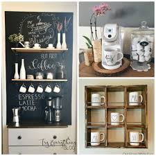 A coffee addict is going to love the design of this diy coffee bar. 10 Diy Farmhouse Coffee Bar Ideas For Your Kitchen