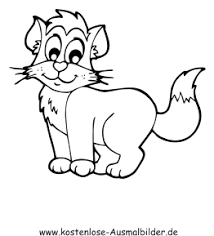 Ausmalbild Katze 5 Zum Ausdrucken