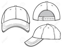 Baseball Cap Clipart Black And White 19189257 Baseball Cap Stock Vector Template Fashion Design Drawings Fashion Design Template Cap Drawing