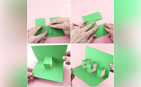 Cut the vertical lines at the bottom first, then move on to the outline of the shape. How To Make Pop Up Flower Card At Home Floweraura