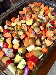 Recipe Easy Oven Roasted Vegetables Clean Eats Fast Feets Roasted Vegetables Oven Recipes Baked Veggies