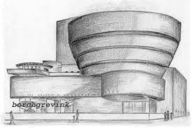 The Guggenheim Museum Nyc Flw Original Pencil Sketch 1959 Architecture Drawing Presentation Architecture Drawing Guggenheim Museum