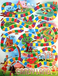 When you draw a picture card, move your pawn forward or backward on the path to the pink picture space on the board that matches the pink picture square on your card. Candy Land The Vintage Board Game That Made Millions Of Kids Dream Of An Ice Cream Lollipop World Click Americana