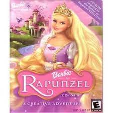 Barbie As Rapunzel A Creative Adventure I Used To Love Playing This Game When I Was A Kid Rapunzel Movie Rapunzel Barbie Movies
