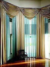 1 Curtain Idea Not In These Colors Or Textures Instead In White Lace And Either Chiffon Or A Fa Living Room Window Decor Elegant Curtains Living Room Drapes