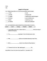 Beowulf Vocabulary Bundle By Jane Heinzelmann Teachers Pay Teachers