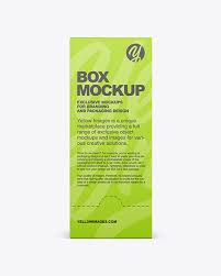 Download Paper Box Mockup In Box Mockups On Yellow Images Object Mockups PSD Mockup Templates