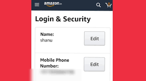 Enter amazon.com in the url bar to get to the amazon website. Amazon App Change Add Name Phone Number E Mail Password In Account Settings Youtube