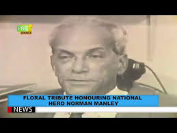 Floral Tribute Honouring National Hero Norman Manley