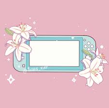 Floral Switch Lite Lilies Nintendo Switch Animal Crossing Nintendo Art Cute Wallpapers