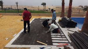 تجليد أرضيات حمامات السباحة من الخشب البلاستيك 01229007575 01002883886 01225000102 Youtube