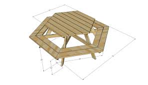 Buy online get free delivery on orders $45+. Hexagon Picnic Table Ana White