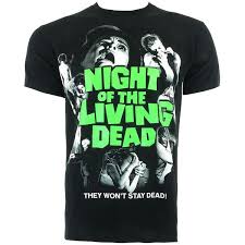 Night Of The Living Dead T Shirt Black T Shirt Mens Clothing Uk 16 Liked On Polyvore Featuring Men S Fashion Me Mens Tshirts Mens Clothing Uk T Shirt