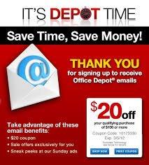 Office Depot Coupon Office Depot Coupons Saving Money
