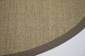 Was bietet sich bei einem teppich rund 200 besser an, als ihn mit eleganten, geradlinigen designklassikern zu kombinieren? Sisal Teppich Premium 13 Beige Rund Mit Hochwertiger Bordure Aus Baumwolle Floorpassion