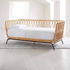 A wooden daybed has different color possibilities depending on the type of wood you use. Rattan Twin Daybed Reviews Crate Kids