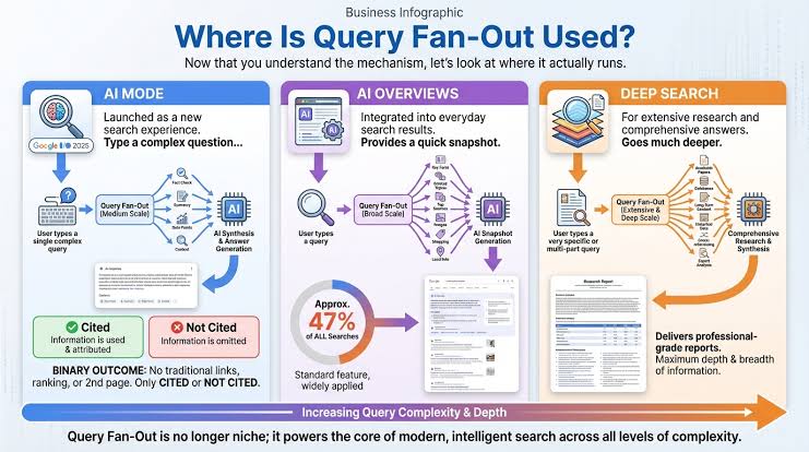 The mechanics of query fan-out in modern search systems, buatan AI