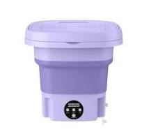 Mini máquina de lavar roupa íntima ultrassônica, meias portátil, usb, luz  azul, balde de limpeza elétrica, desinfecção automática, máquina de lavar  roupas