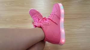 Flashkicks Jump Premium Led Shoes Bright Light Up Sneakers High Top Men Women Kids Unisex Youtube