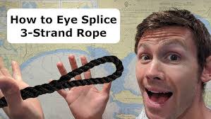 How to tie a Three Strand Eye Splice