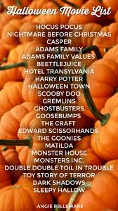Halloween Movie List Fall Halloween Decor Halloween Movies Halloween Movies List