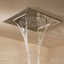 Grohe Rainshower F Series 15 Multi Spray Ceiling Mounted Shower 27939001 This Shower Head From Grohe O Grohe Rainshower Shower Heads Rain Shower Head Ceiling