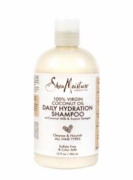 Shea Moisture 100 Extra Virgin Coconut Oil Daily Hydration Shampoo 13 Oz Shea Moisture Products Coconut Oil Shampoo Coconut Shampoo