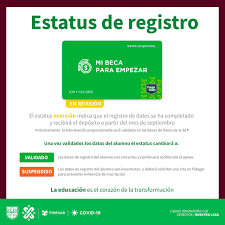 Estar inscrito en escuela pública de la ciudad de. Fidegar On Twitter El Estatus De Revision Significa Que La Informacion Que Ingresaste En La Aplicacion Obten Mas Mi Beca Para Empezar Se Encuentra Bajo Validacion No Te Preocupes Recibiras Tu Primer Deposito