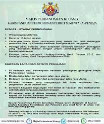Pelupusan secara pemberimilikan tanah kerajaan di bawah seksyen 76 kanun tanah negera melalui kaedah jualan secara tender terbuka mengikut pekeliling. Garis Panduan Permohonan Permit Sementara Penjaja Portal Rasmi Majlis Perbandaran Kluang Mpk