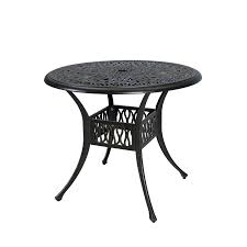 Round outdoor dining table set with umbrella hole. Get The Casainc Round Outdoor Dining Table 35 43 In W X 35 43 In L With Umbrella Hole Wf Xg1027 T Aos From Lowe S Now Accuweather Shop