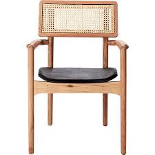 Remove a few strands of chair cane from the hank and loosely coil them in a dishpan of warm water to soak for about ten minutes. Moniker Cane Back Chair Cb2 Modern Dining Chairs Chair Cane Back Chairs