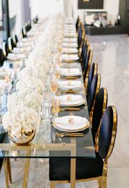Place tables one at a time, or fill them in at the appropriate spacing with a banquet layout template. Sophisticated Sleek Birthday Party Revelry Event Designers Modern Wedding Decor Wedding Decor Inspiration Luxury Wedding Decor