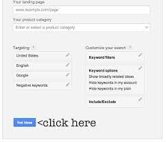 How To Use Google Adwords Keyword Tool Keyword Planner How To Use Planner Keyword Tool