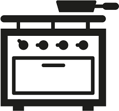 Microwave oven black and white. Stove Rubber Stamp Clipart Full Size Clipart 2405930 Pinclipart
