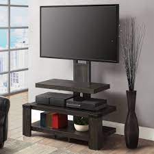 Cheap tv stands with wheels, shelves, tilting mounts & more! Whalen 3 Shelf Television Stand With Floater Mount For Tvs Up To 55 Perfect For Flat Screens Weathered Dark Pine Finish Walmart Com Walmart Com