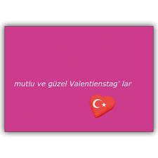 Hochzeitsglückwünsche sind lustig oder romantisch! Turkische Valentinskarte Mit Herz Pink Mutlu Ve Guzel Valentinstag Lar Kartenkaufrausch De