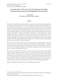 Berikut adalah tips dan do'a untuk menghadapi ujian nasional : Pdf Pengaruh Zikir Al Ma Tsurat Dan Terjemahannya Terhadap Penurunan Kecemasan Siswa Menghadapi Ujian Nasional