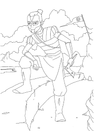 34+ avatar the last airbender coloring pages for printing and coloring. Free Printable Coloring Book Avatar 11