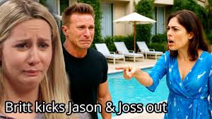 What did Britt say to Jason at the very end, after the kiss? We couldn't  make it out even