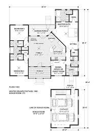 This cabin design floor plan is 1800 sq ft and has 3 bedrooms and has 2 bathrooms. Traditional House Plan 4 Bedrooms 3 Bath 1800 Sq Ft Plan 4 253