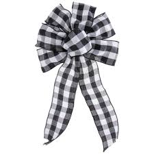 We have classic christmas plaids, polyester buffalo check, double faced satin, and more for sale online. Black White Buffalo Check Wired Edge Burlap Bow Hobby Lobby 1728138