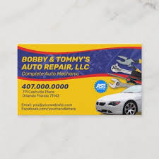 Use your automotive business card to make a good impression on your clients and keep them coming back. Automotive Car Repair Mechanic 2 Sided Business Card Zazzle Com In 2021 Automotive Repair Shop Auto Repair Automotive Repair