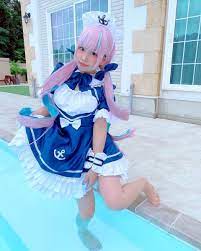 りこたんさんのインスタグラム写真 - (りこたんInstagram)「♡ . . #cosplay #cosplayer #cosplaygirl  #animegirl #gamegirl #hololive #minatoaqua #otaku #otakugirl  #virtualyoutuber #vtuber #コスプレ #コスプレイヤー #ホロライブ #湊あくあ #バーチャルユーチュー ...