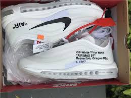 Nike Air Force 1 Off White Black Legit Check Virgil Abloh S Off White X Nike The Ten Nike Air Max 97 White Shoes For Girls Hype Shoes Casual Sport Shoes